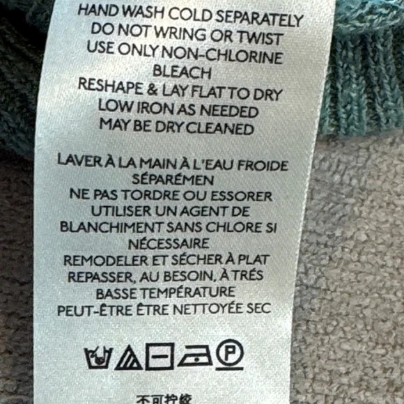 Free People Teal V-Neck Sweater - Picture 6 of 9